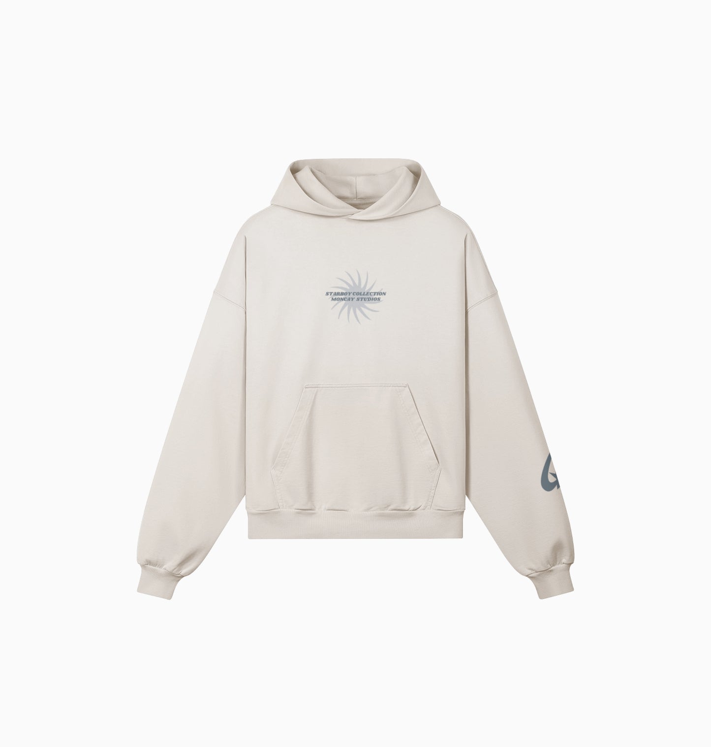 STARBOY II SUN FADED LIGHT BEIGE HOODIE