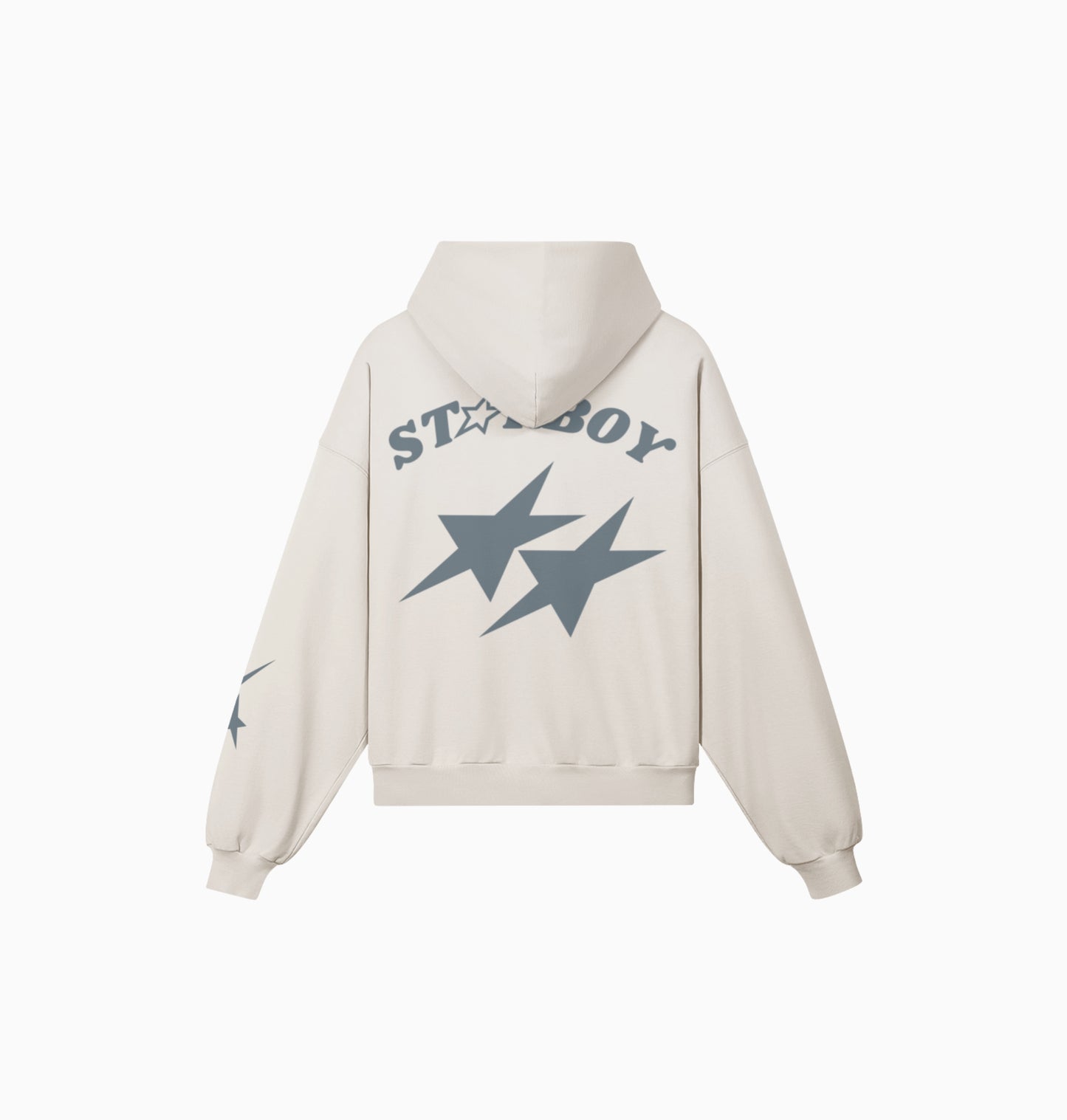 STARBOY II SUN FADED LIGHT BEIGE HOODIE