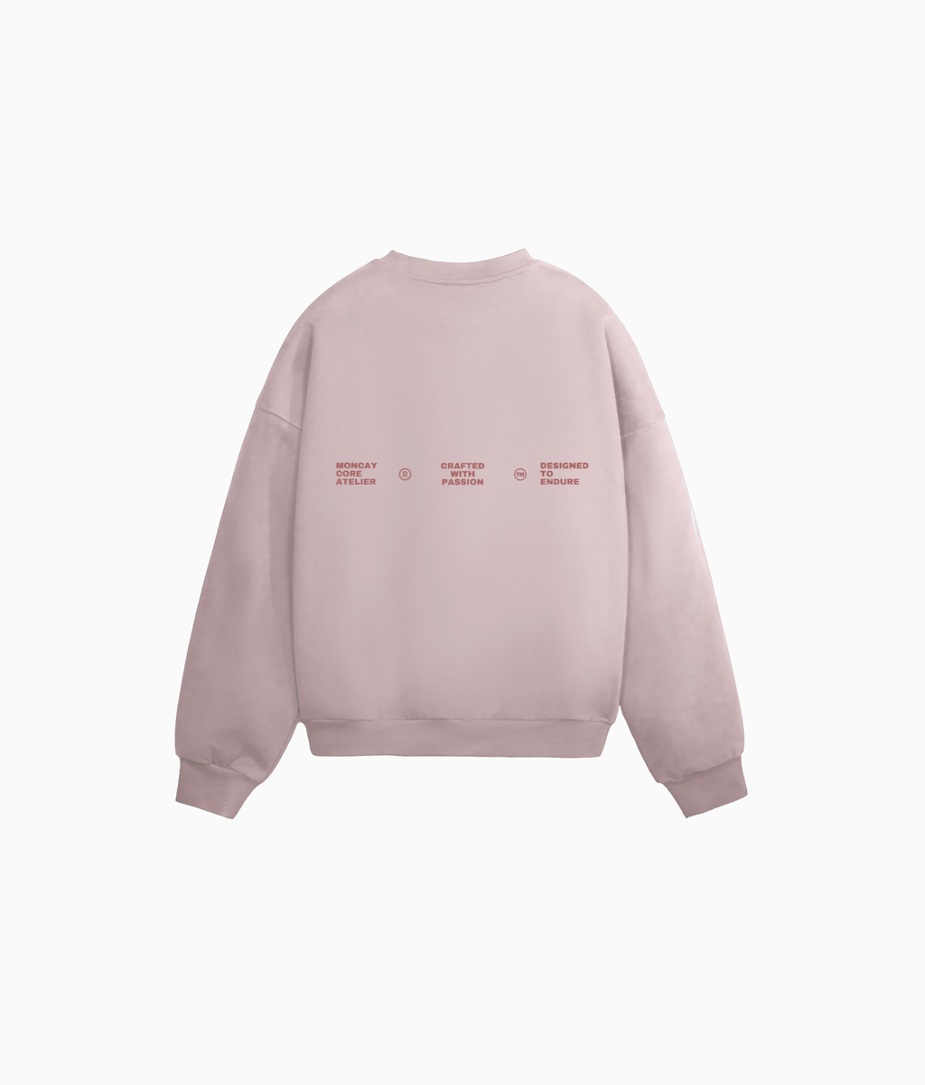UNCHANGED BLUSH PINK SWEATSHIRT