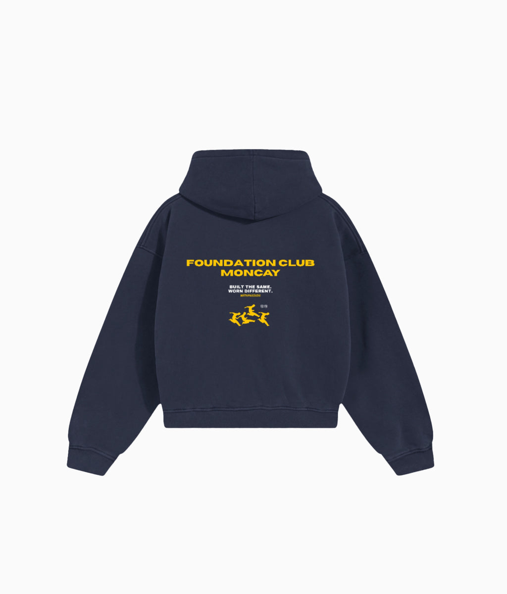 UNCHANGED NAVY BLUE HOODIE
