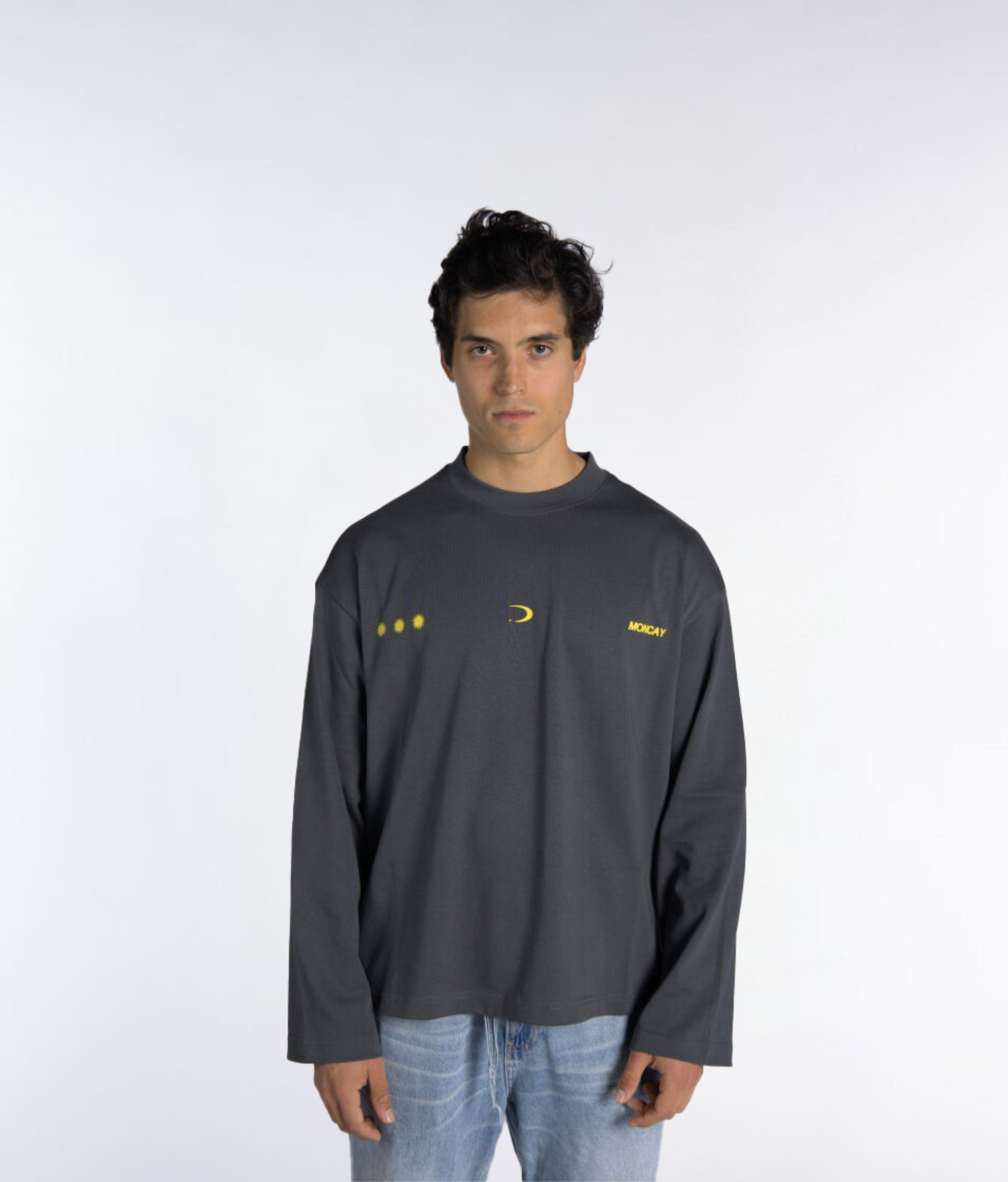 TIMELESS CHARCOAL GREY LONG SLEEVE