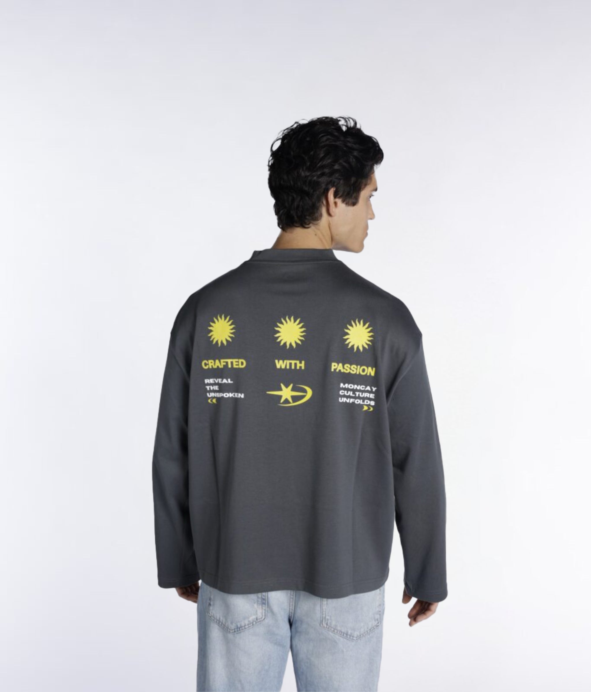 TIMELESS CHARCOAL GREY LONG SLEEVE