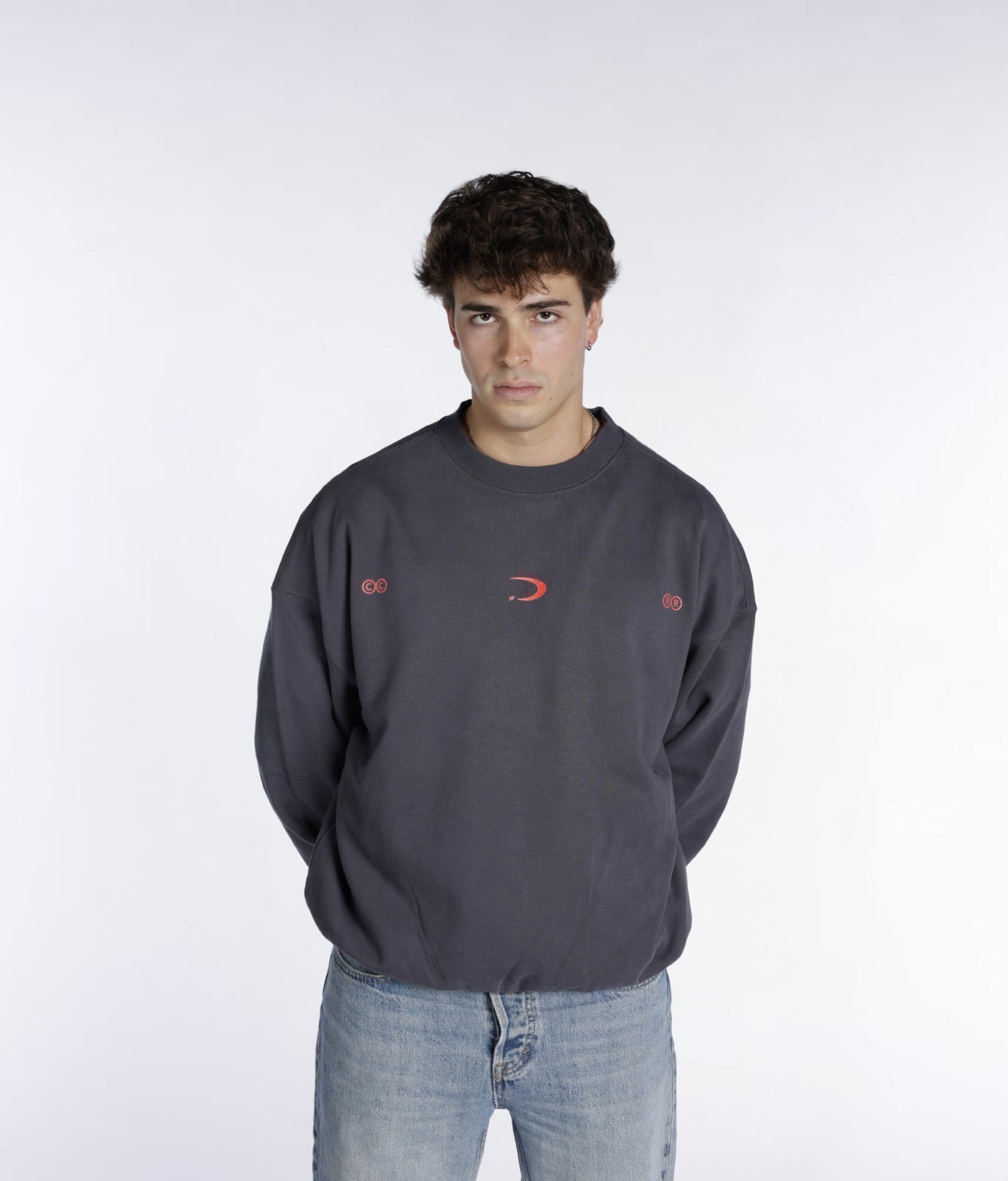 TIMELESS CHARCOAL GREY SWEATSHIRT