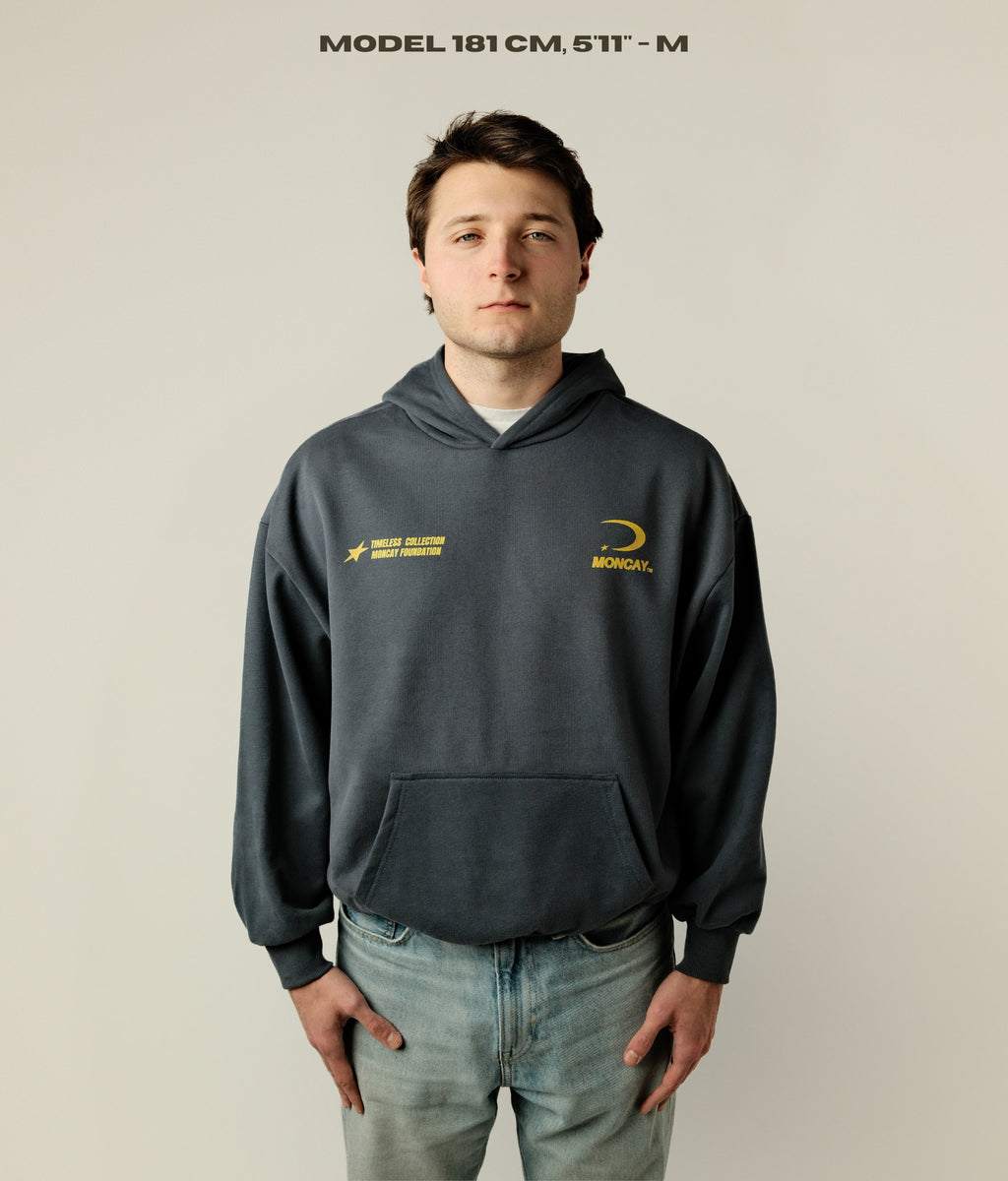 TIMELESS SLATE GREY HOODIE