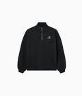 TIMELESS BLACK HALF ZIP
