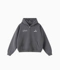 TIMELESS CHARCOAL GREY FULL ZIP HOODIE