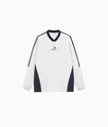 UNCHANGED WHITE V-NECK LONG SLEEVE