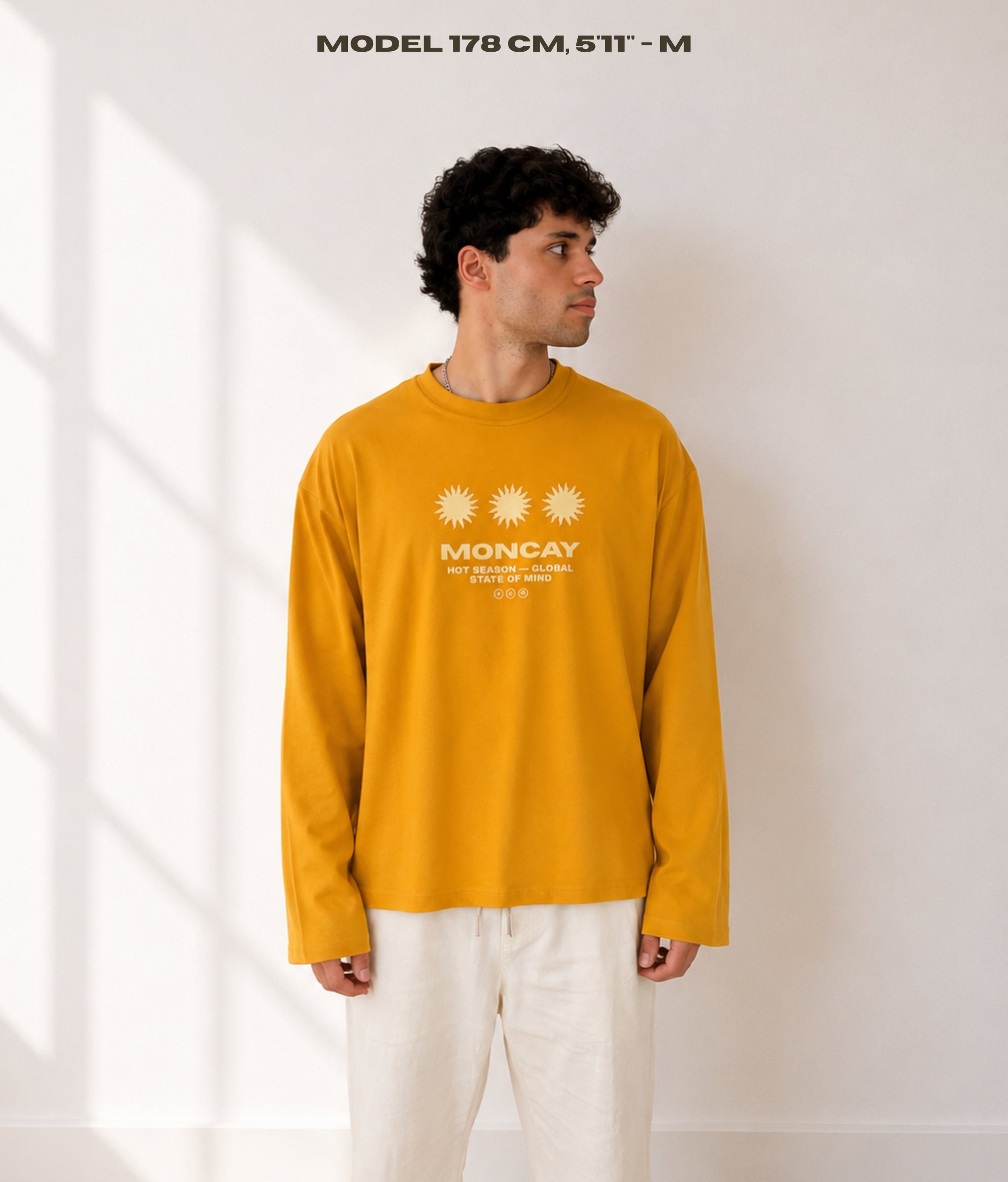 UNCHANGED MUSTARD YELLOW LONG SLEEVE