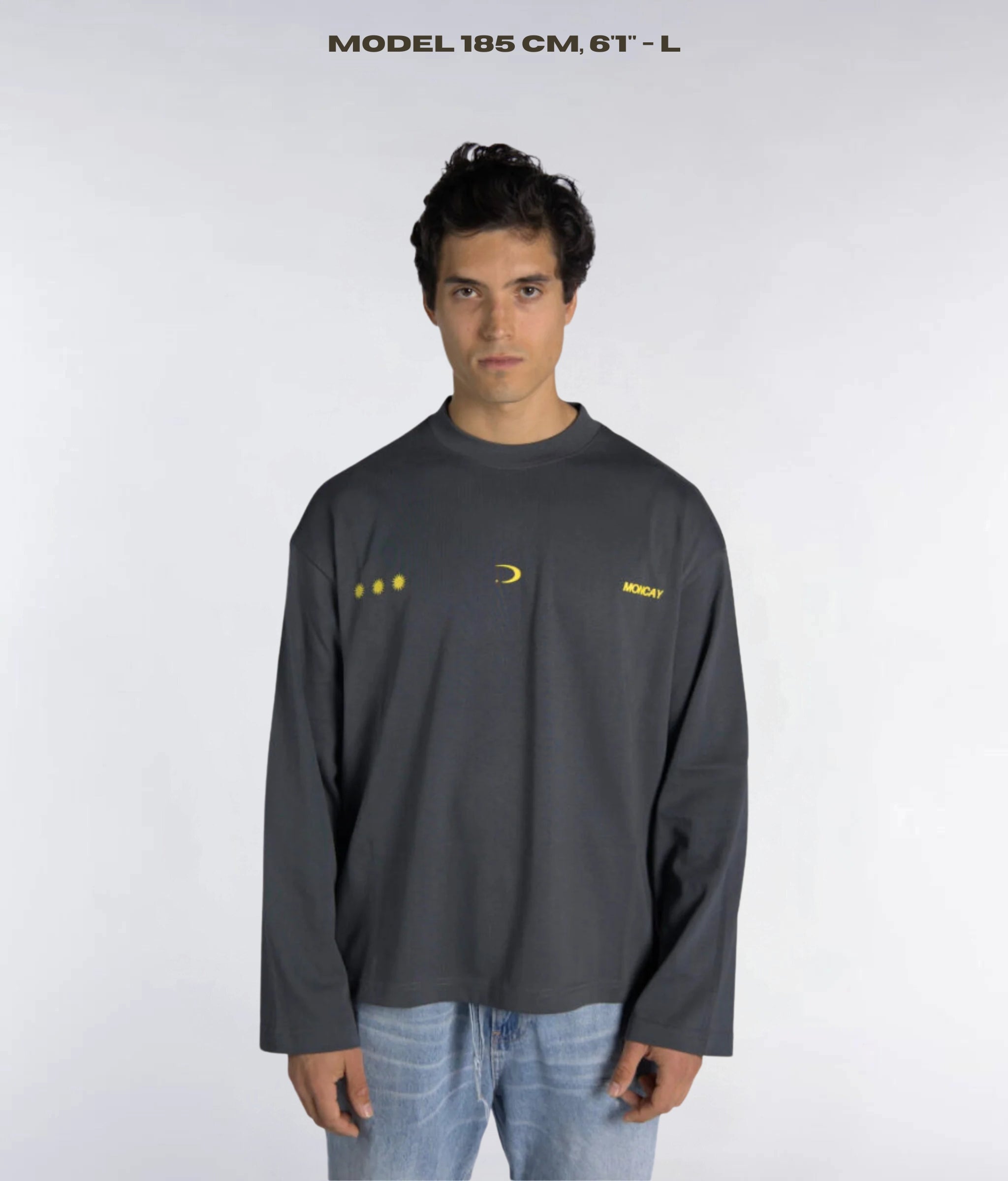 TIMELESS CHARCOAL GREY LONG SLEEVE