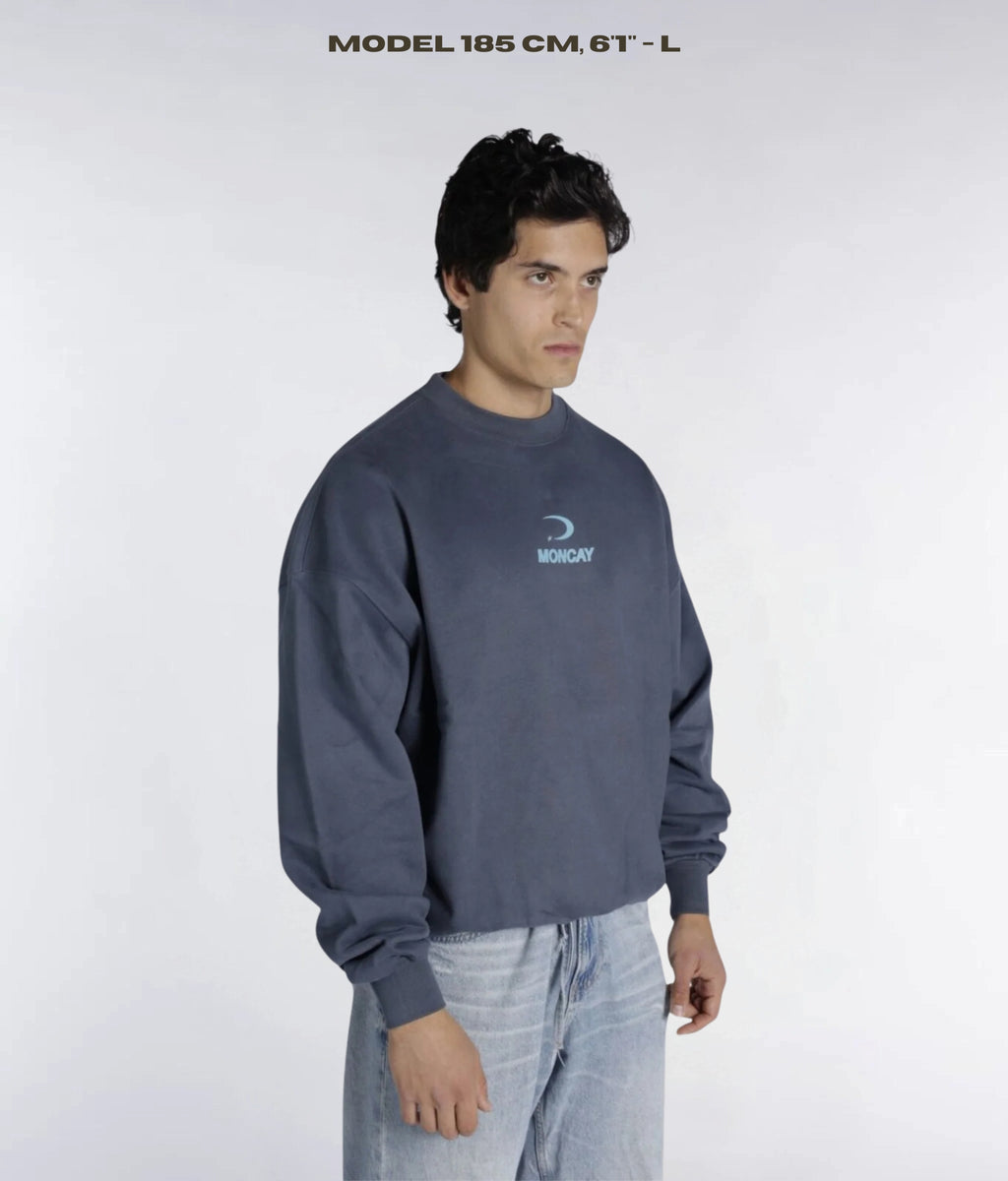 TIMELESS SLATE GREY SWEATSHIRT