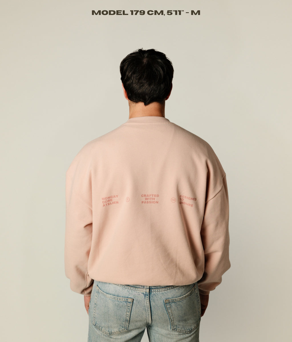 UNCHANGED BLUSH PINK SWEATSHIRT