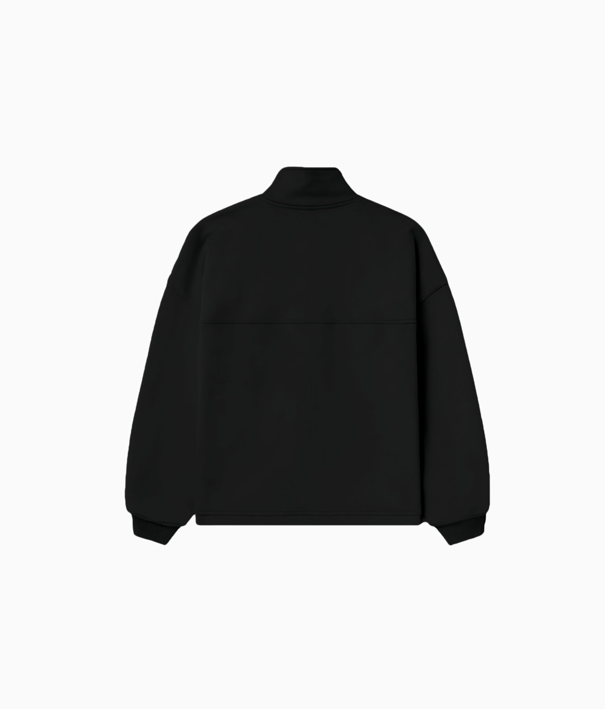 TIMELESS BLACK HALF ZIP