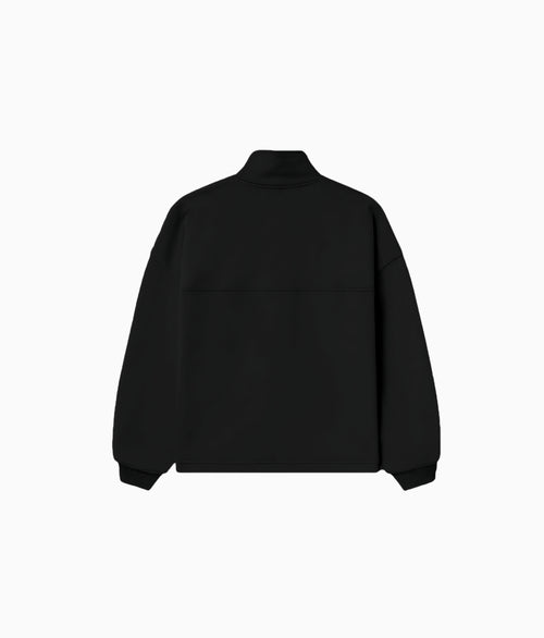 TIMELESS BLACK HALF ZIP
