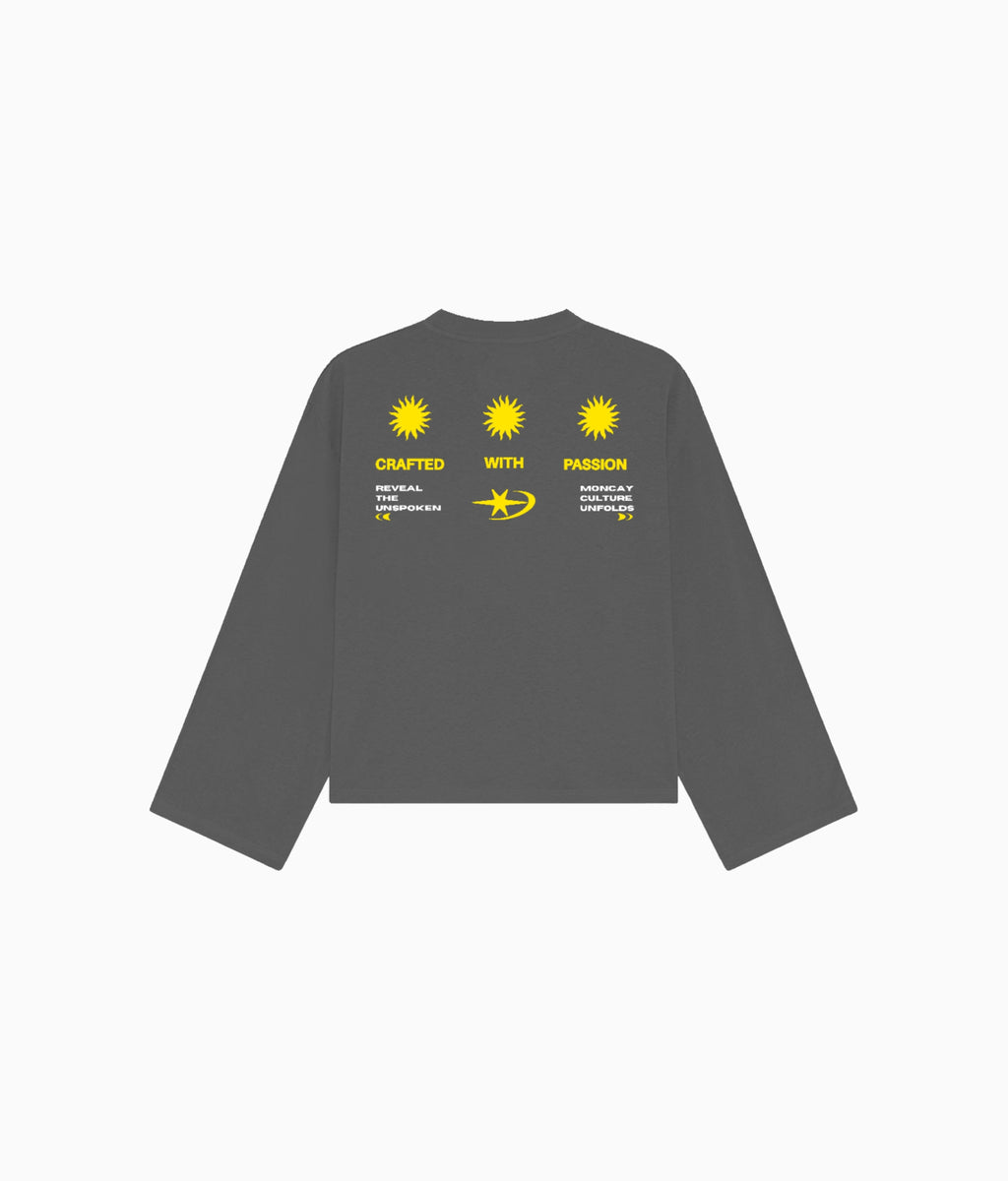 TIMELESS CHARCOAL GREY LONG SLEEVE