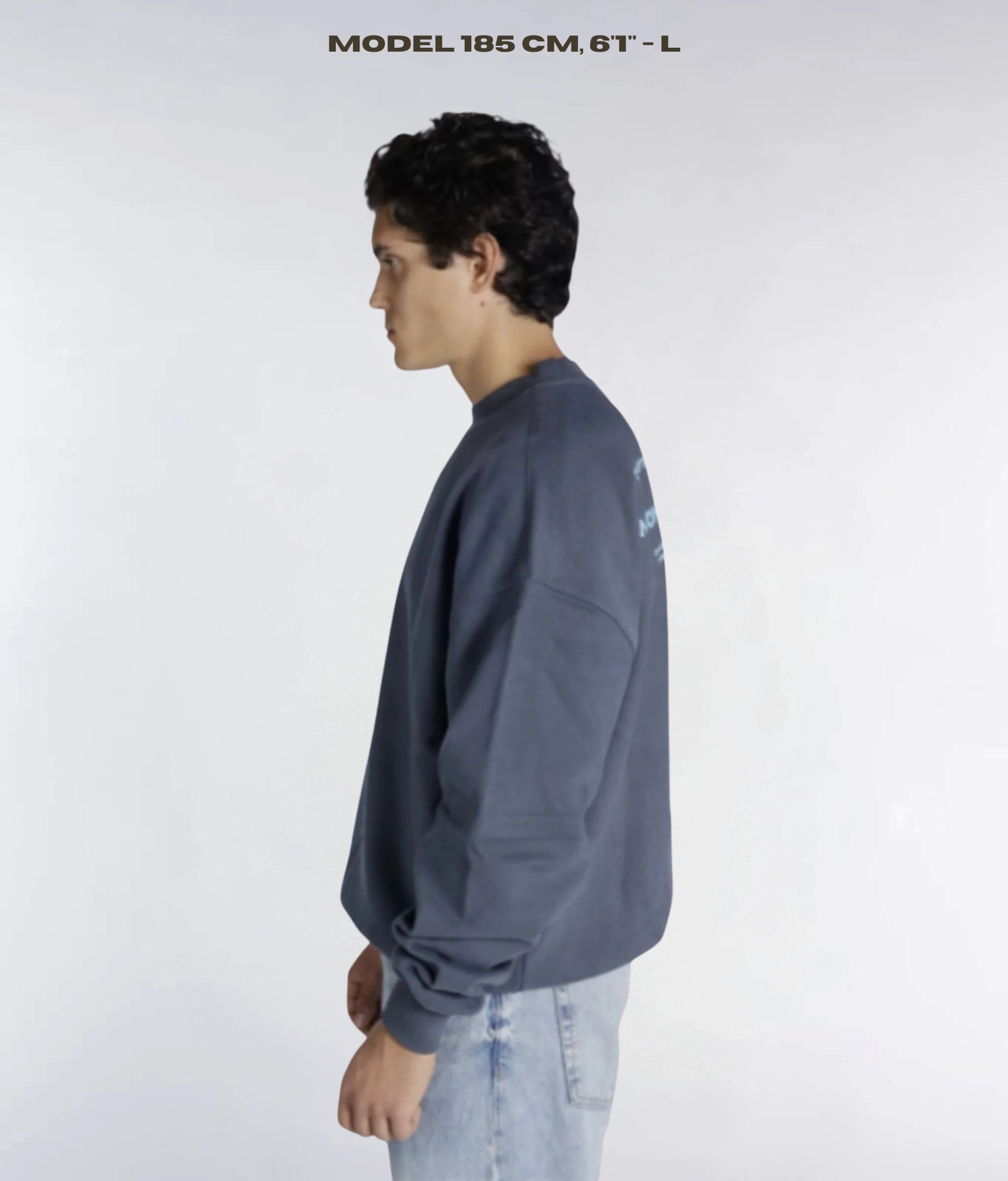 TIMELESS SLATE GREY SWEATSHIRT