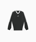 UNCHANGED BLACK V-NECK LONG SLEEVE