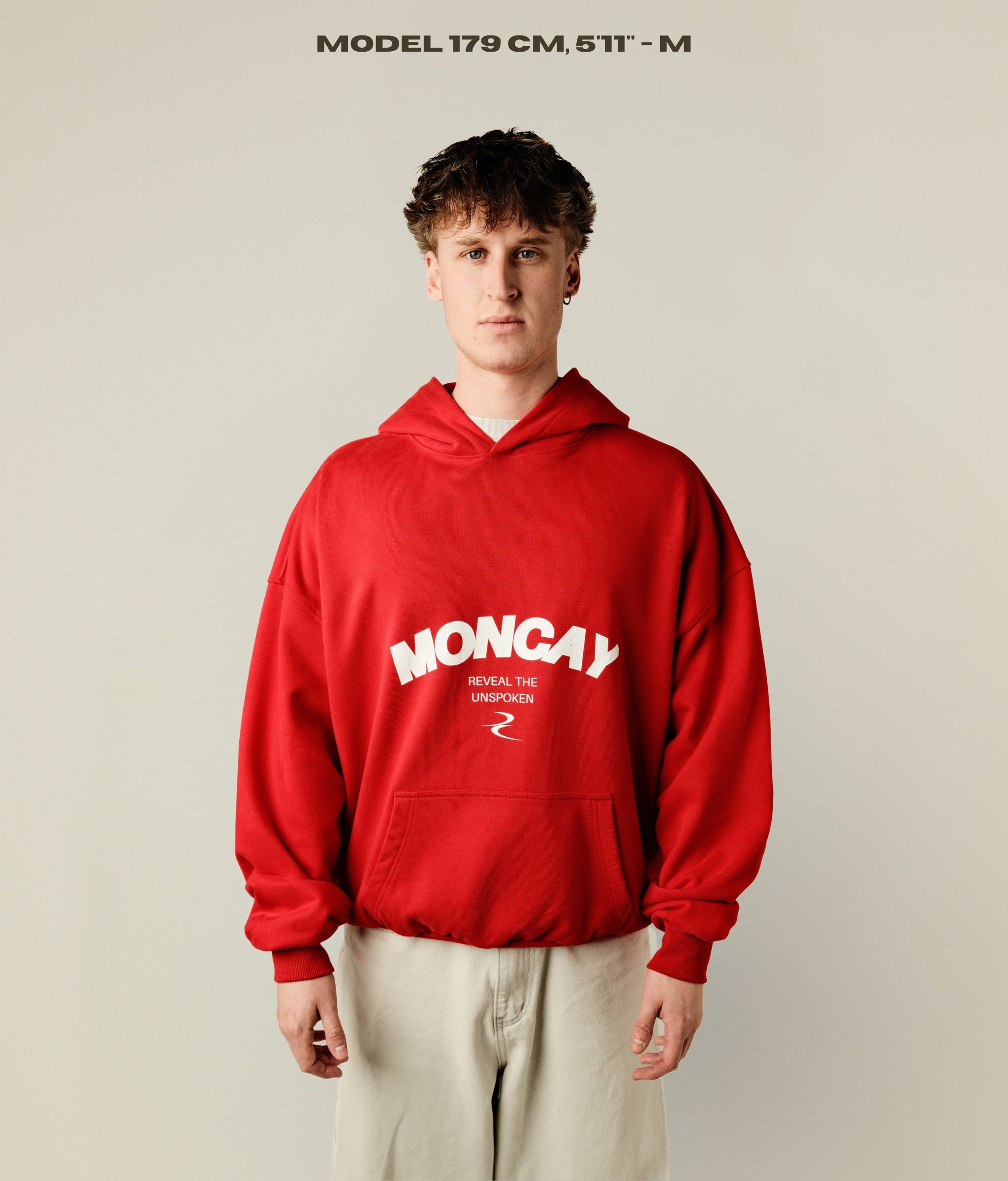 TIMELESS CRIMSON RED HOODIE