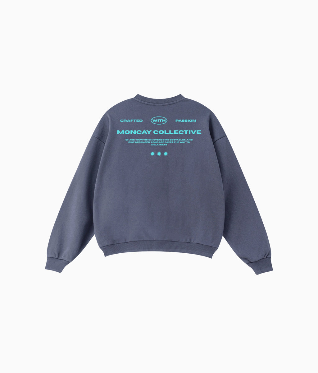 TIMELESS SLATE GREY SWEATSHIRT