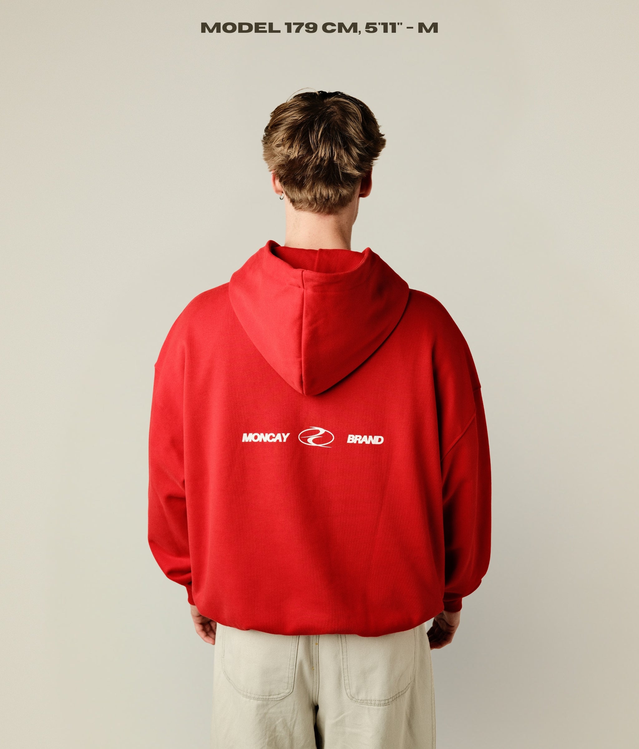 TIMELESS CRIMSON RED HOODIE