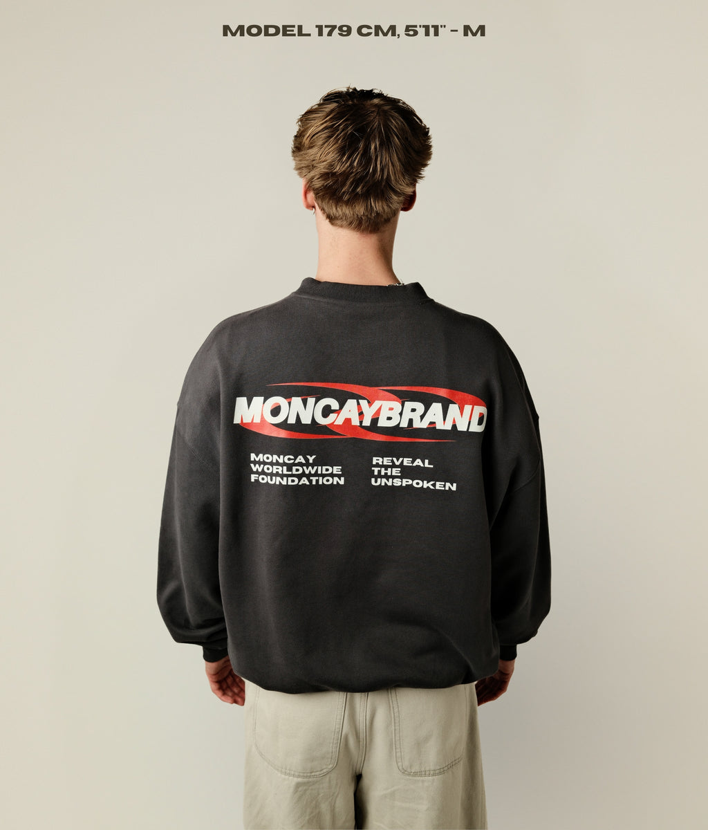 TIMELESS CHARCOAL GREY SWEATSHIRT
