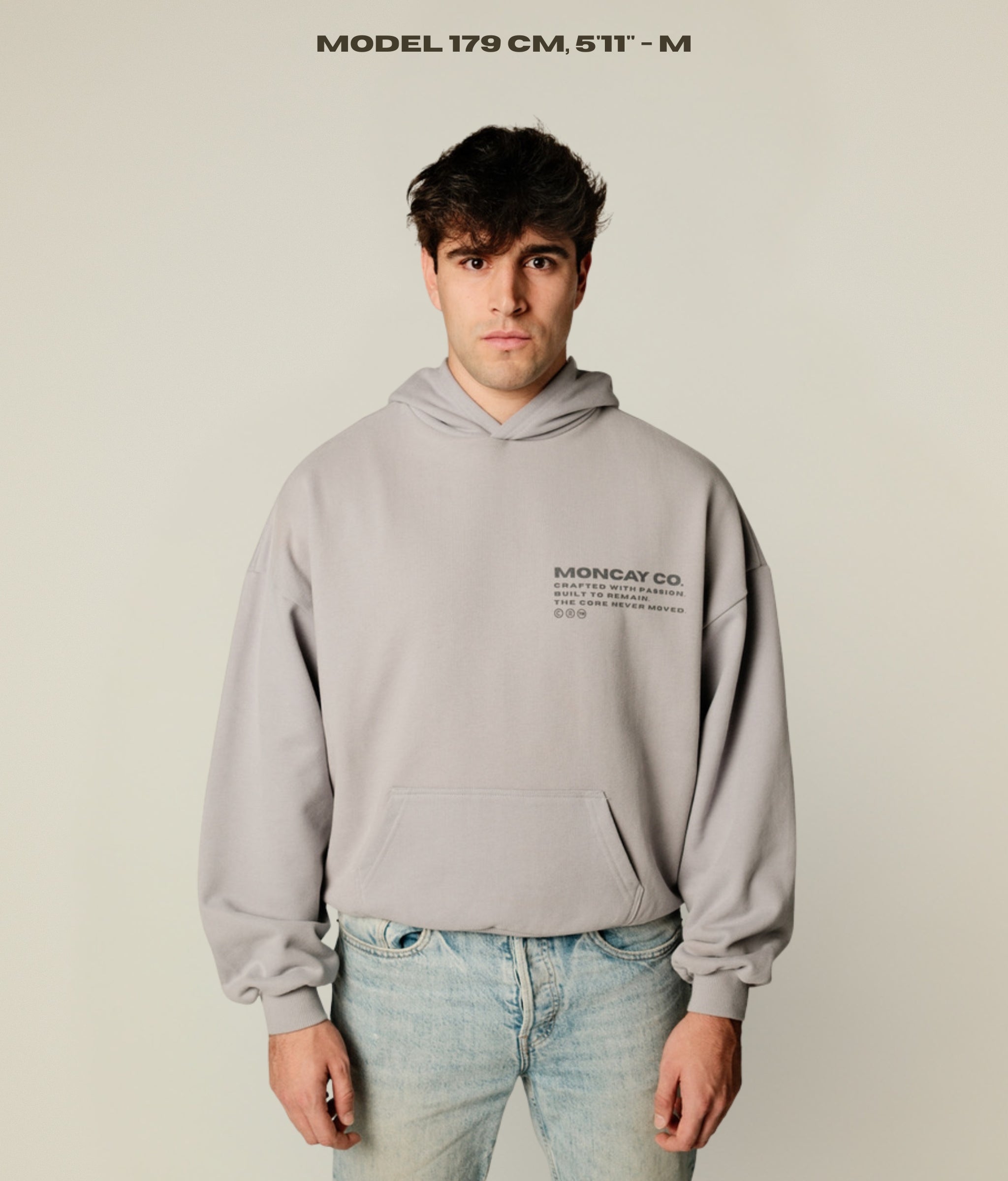 UNCHANGED LIGHT GREY HOODIE