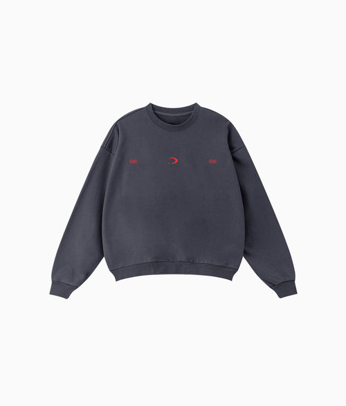 TIMELESS CHARCOAL GREY SWEATSHIRT