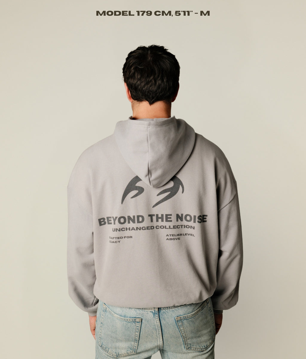 UNCHANGED LIGHT GREY HOODIE