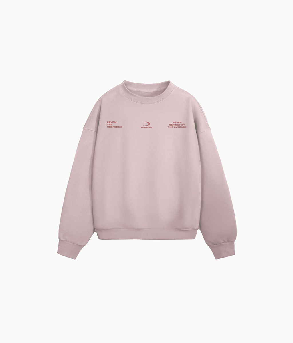 UNCHANGED BLUSH PINK SWEATSHIRT